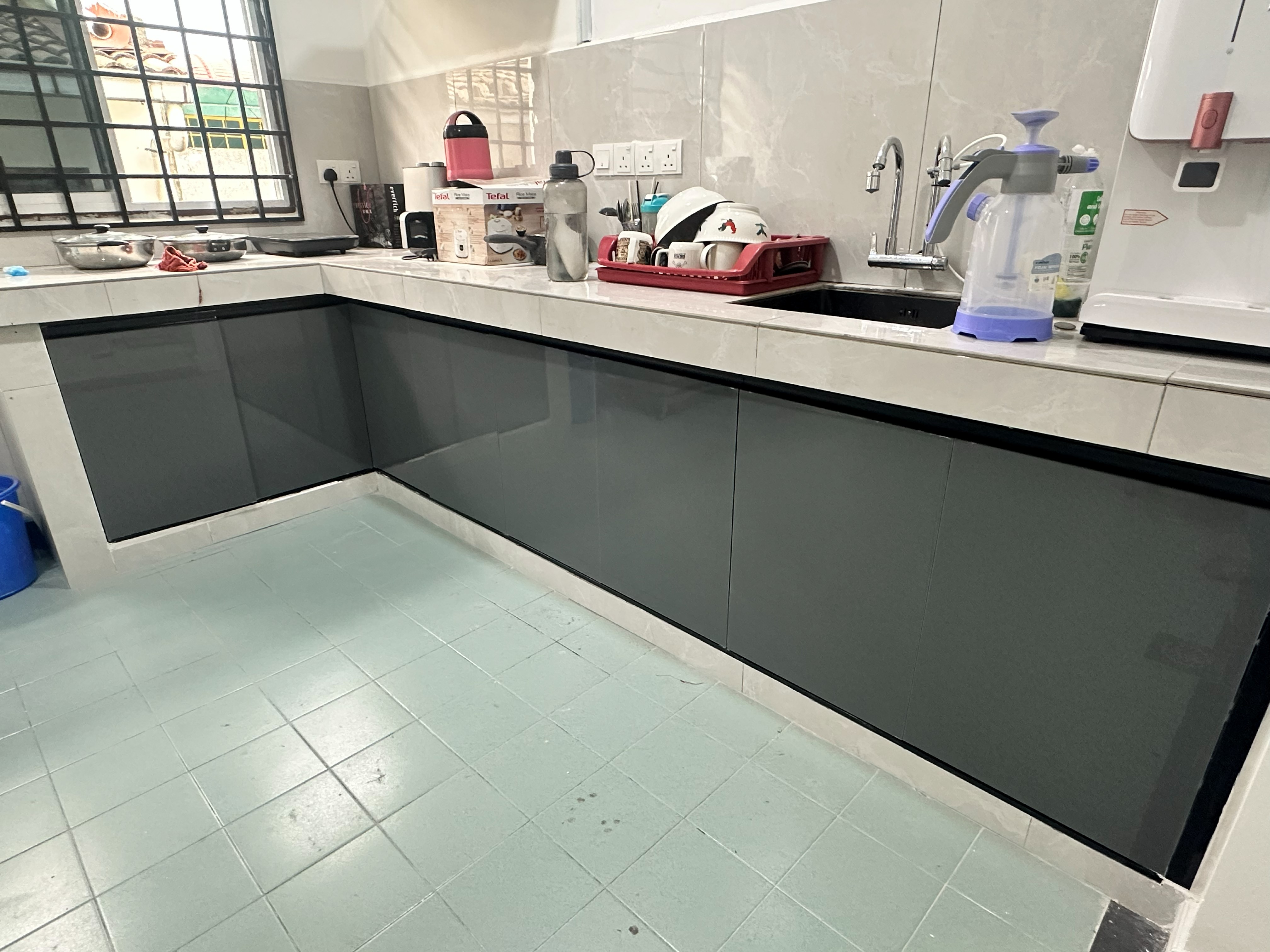 Double Three kitchen and dining area